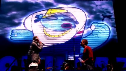 Gorillaz Live at Glastonbury (HD) - Clint Eastwood (With Snoop Dogg)