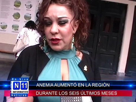 N11 Informativo INDICES DE ANEMIA AUMENTO EN LA REGION DURANTE LOS ULTIMOS SEIS MESES