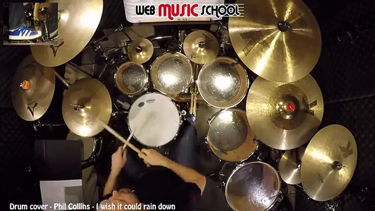 Phil Collins - I wish it would rain down - DRUM COVER