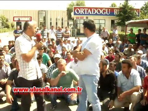 ORS işçisi omuz omuza