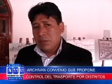 N11 Informativo ARCHIVAN PROPUESTA PRESENTADO POR ALCALDE DE JESUS NAZARENO QUE PROPONE FISCALIZACION DEL TRANSPORTE POR DISTRITOS METROPOLITANOS