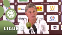 Conférence de presse FC Metz - Evian TG FC (2-1) : José RIGA (FCM) - Safet SUSIC (EVIAN) - 2015/2016