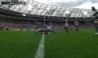 How rugby is supposed to be played. Fantastic teamwork and speed from Ben Tapuai vs. Samoa.