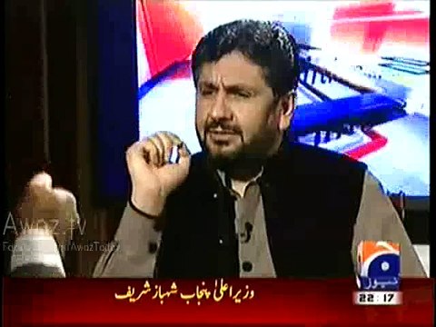 Saleem Safi makes CM Shabhaz Sharif speechless, when he said PTI's Aleem Khan is a land Grabber