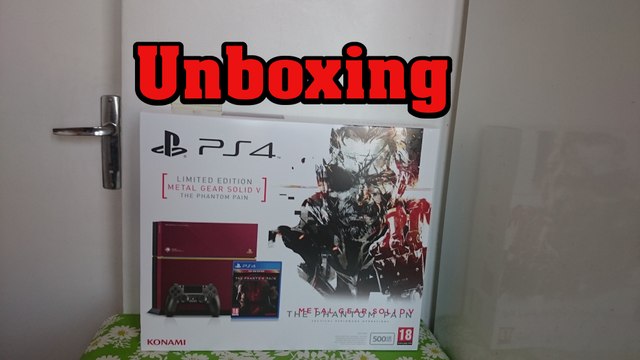 (Unboxing) PS4 Metal Gear Solid V: The Phantom Pain Edition Limitée