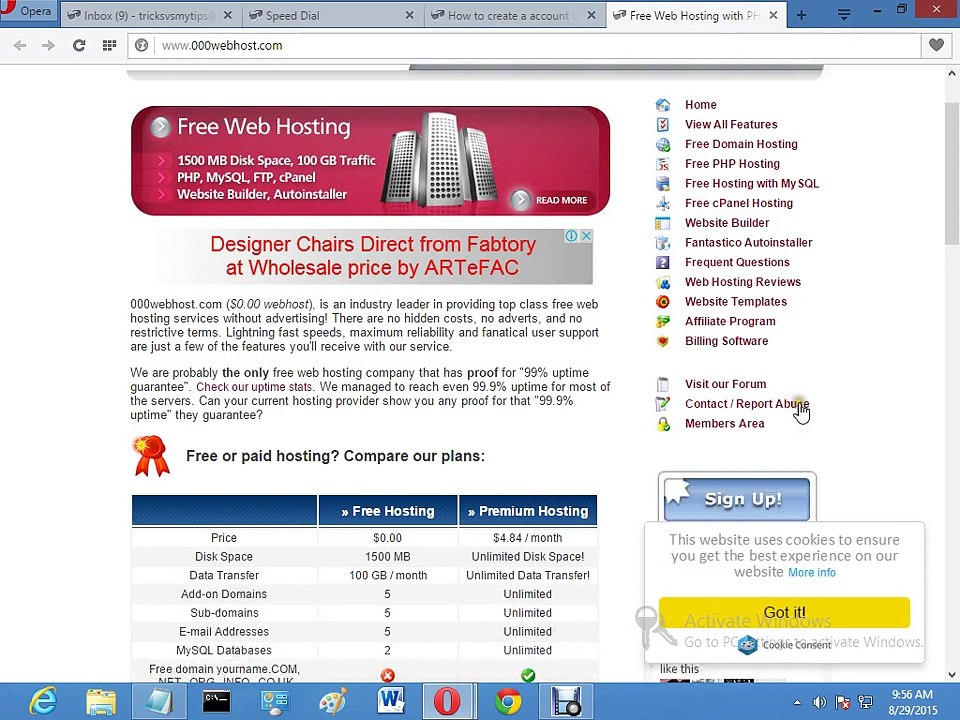 How To Create An Account In 000Webhost And Upload Your Files With Full Details