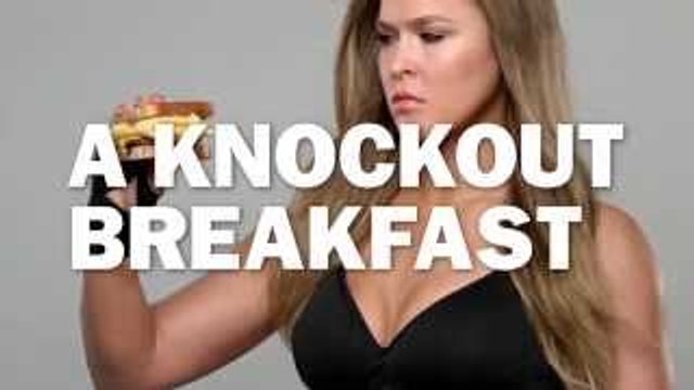 Carl's Jr. _ Ronda Rousey Cinnamon Swirl French Toast Breakfast Sandwich Commerc