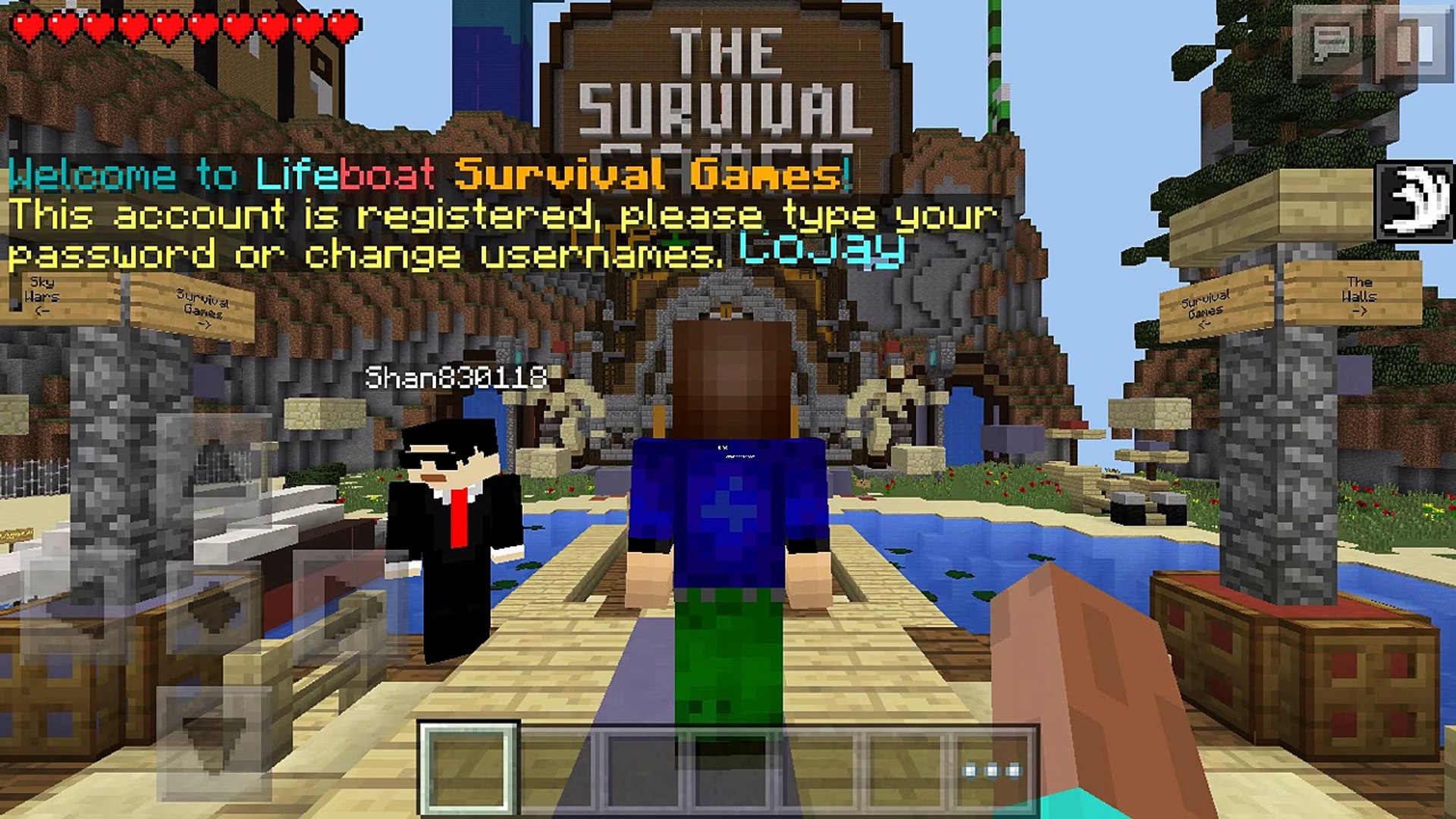 Minecraft Pe Lifeboat Survival Games Video Dailymotion