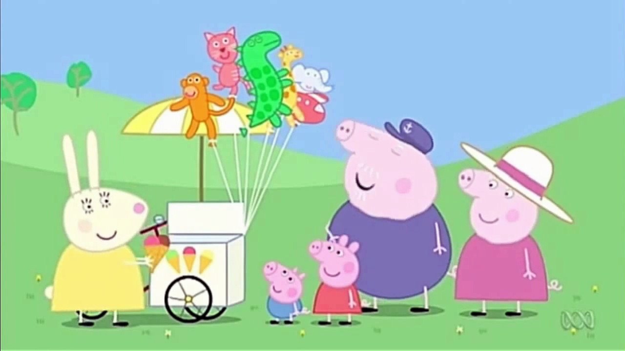 Peppa Pig English Episodes NEW 2015 - George's Balloon S4E46