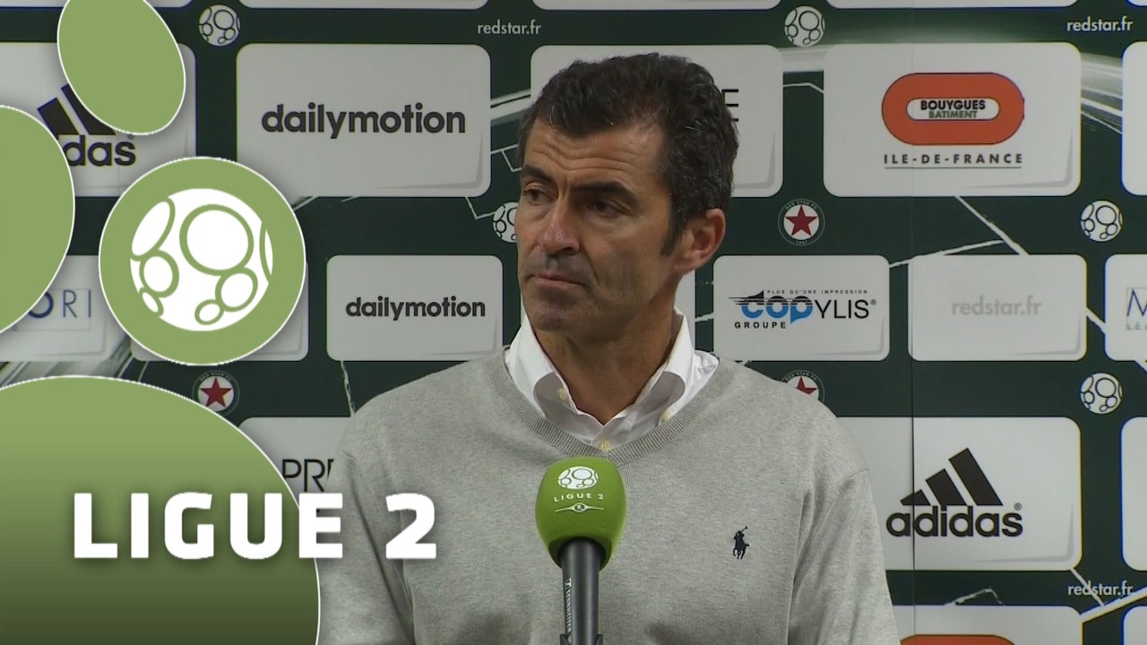 Conférence de presse Red Star  F.C - Valenciennes FC (1-5) : Rui ALMEIDA (RED) - David LE FRAPPER (VAFC) - 2015/2016