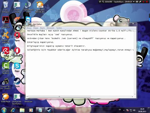 Counter Strike 1.6 Half-Life Launcher Çalışmayı Durdurdu Hatası Çözümü !