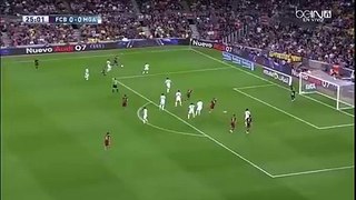 العارضة تمنع الهدف الأول لماسكيرانو في مسيرته مع برشلونة