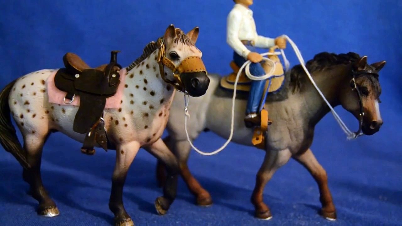 Handmade Schleich western tack!! And a shoutout!