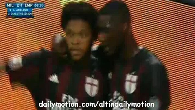 Adriano Amazing Goal - Milan 2-1 Empoli - Serie A - 29.08.2015