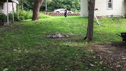 Slow motion Archery shot by a girl!