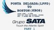 PONTA DELGADA (LPPD) TAKEOFF TO BOSTON (KBOS)