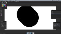 How to create crescent shapes in Photoshop (Intermediate) tutorial