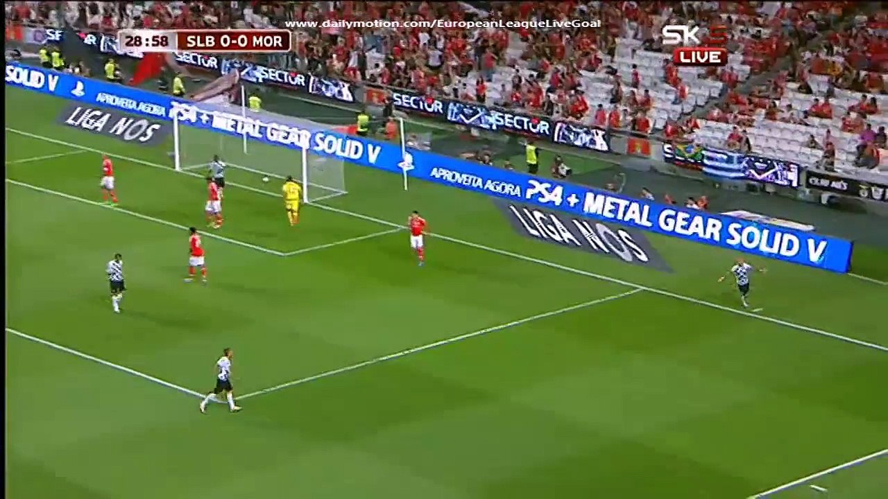 Rafael Martins 0:1 | Benfica - Moreirense 29.08.2015 HD