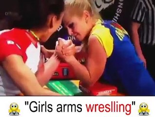 Girls Arm Wrestling