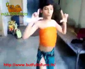 Boy dancing on Bollywood song
