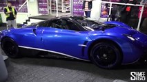 Pagani Zonda Cinque, Huayra 001 100 and Ferrari Enzo   Arrive in London