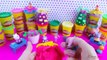 Peppa pig PLAY DOH surprise eggs Barbie 4 girls Contest and Peppa pig cartoon characters