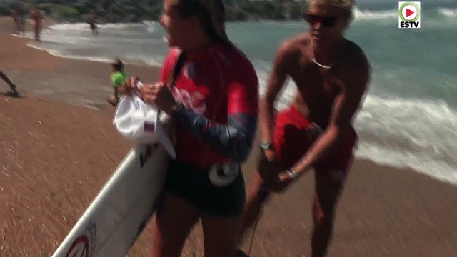 Anglet: Pauline Ado reine du pro Anglet 2015 - Euskadi Surf TV