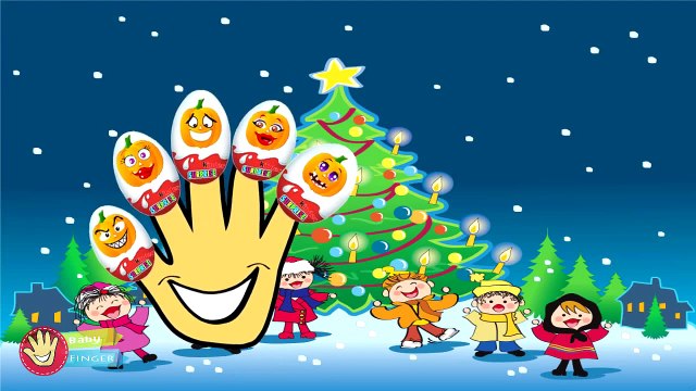 Halloween Kinder Surprise Eggs Finger Family | Nursery Rhymes for Kids