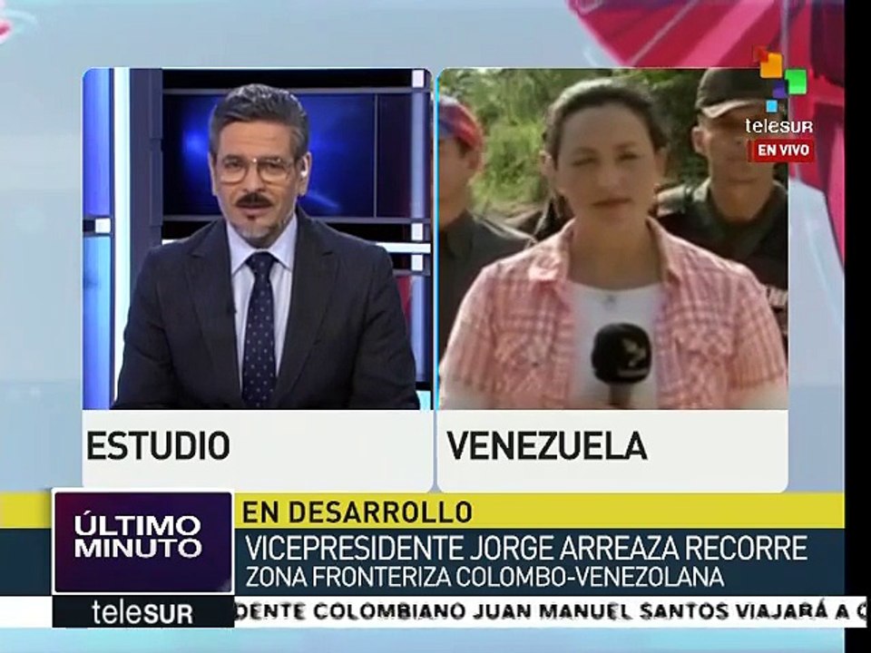 Venezuela: Arreaza supervisa trabajos militares en la frontera