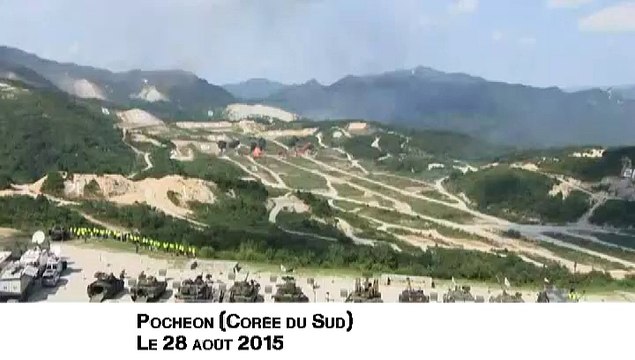 Soldats sud-coréens et américains s'entraînent à une invasion de Pyongyang