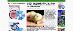 CIA BEHIND AVIAN FLU SPREADING OUT OF CONTROL? TURKEYS, CHICKENS, DOGS, & POSSIBLY HUMANS?
