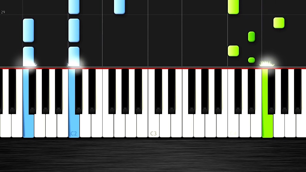 One Direction - Drag Me Down - EASY Piano Tutorial by PlutaX - Synthesia