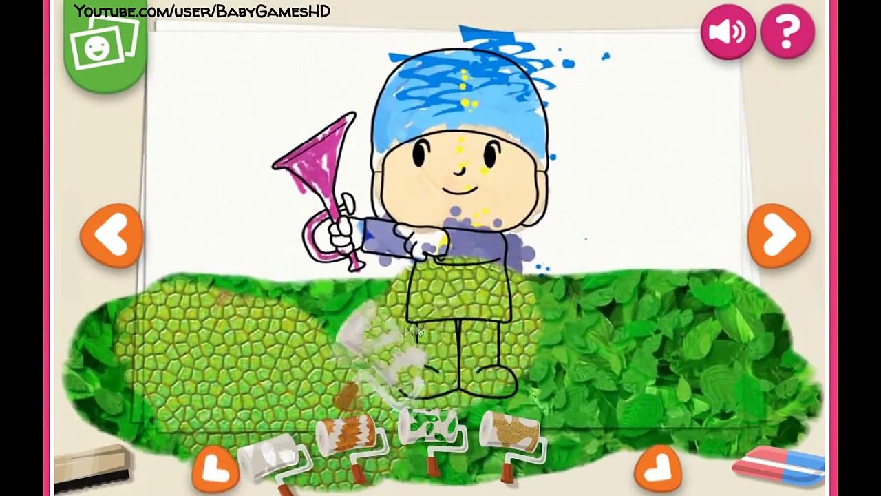 Pocoyo - Colour Nick Jr Game for Children
