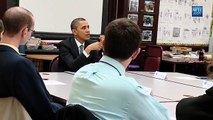 The President speaks to a bi-partisan group of college students