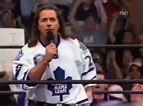 WCW Bret Hart, takes out Goldberg Toronto Canada .mp4
