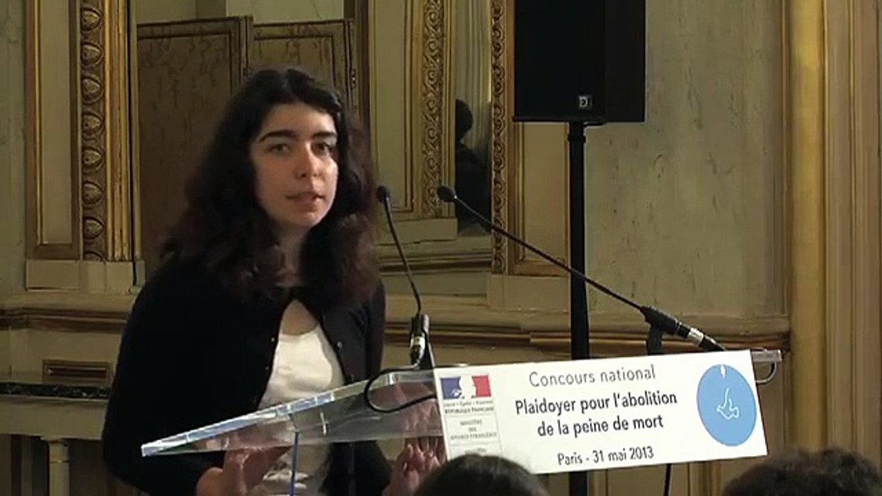Plaidoyer pour l'abolition de la peine de mort du Lycée Henri IV de Béziers (31.05.2013).
