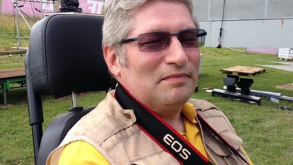 iBot 4000 mobility system wheelchair in action at the Milton Keynes International Festival