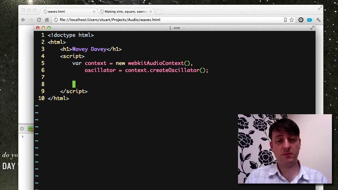 Making waves using the Web Audio API