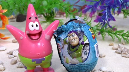 Spongebob Surprise Eggs - Toy Story Tom and Jerry Monsters University Kinder Avengers Asse