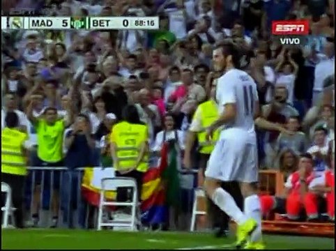 Real Madrid: Gareth Bale fusiló a golero de Real Betis [VIDEO]