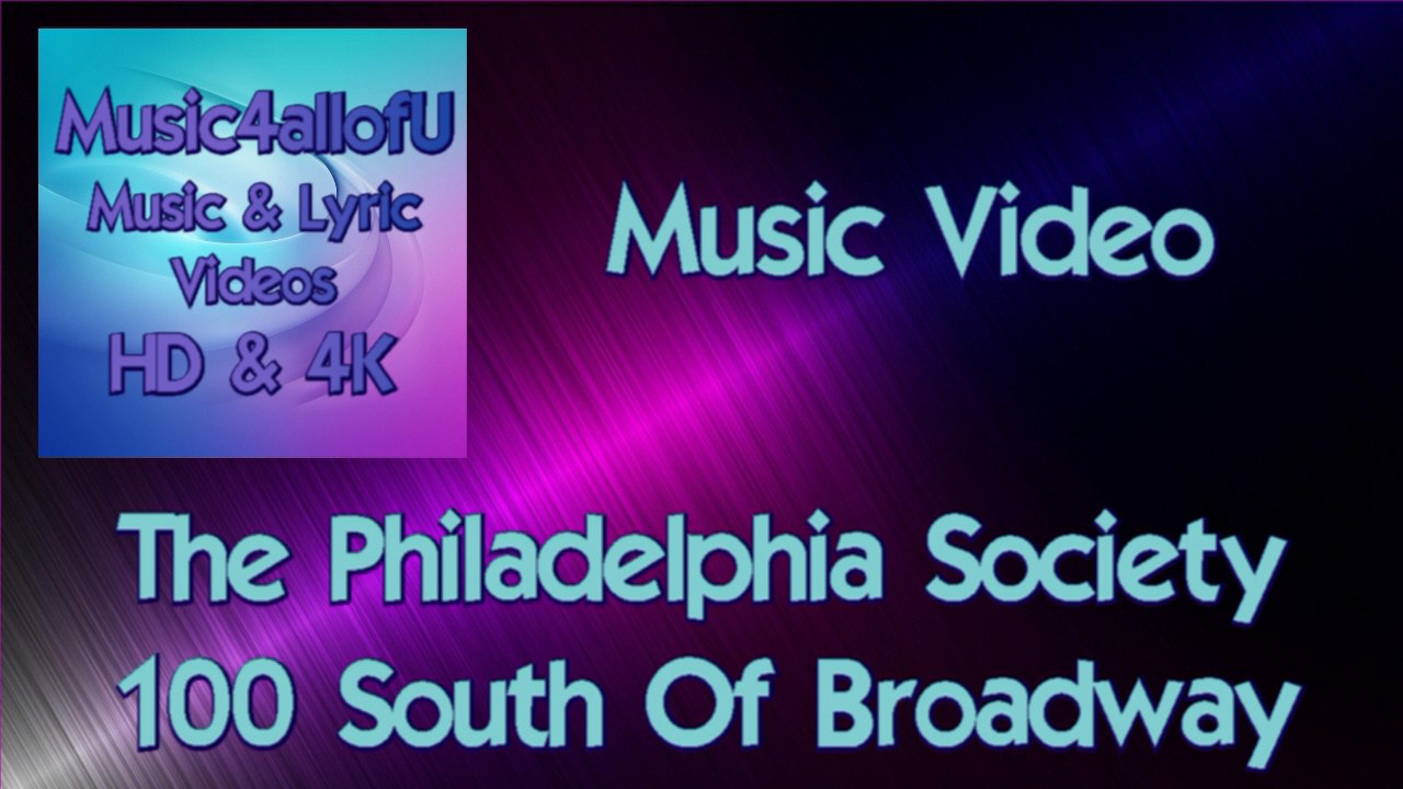 In this HD Music Video we feature, the Classic Disco Sound of, The Philadelphia Society - 100 South Of Broadway originally released in 1974. This is a very rare track, A Music4allofU Exclusive.