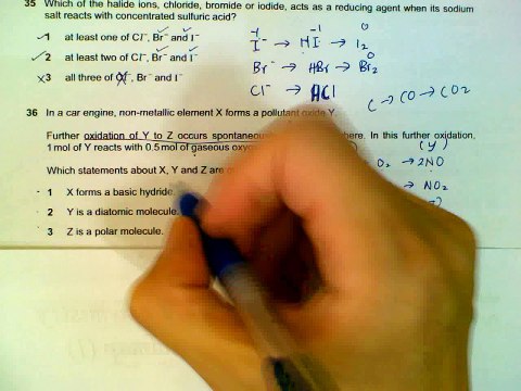 9701 Chemistry November 2011, Paper 1_1, Q35-Q40