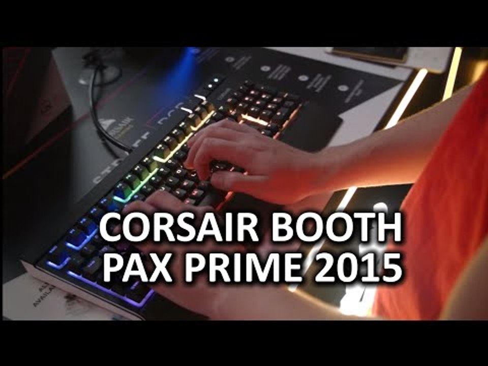 Corsair Strafe RGB, Scimitar RGB, and Void - PAX Prime 2015