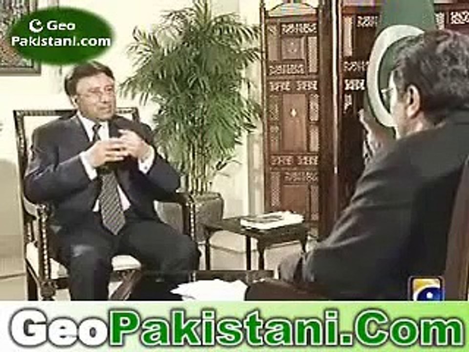 President Musharraf interview on GEO TV Part 2
