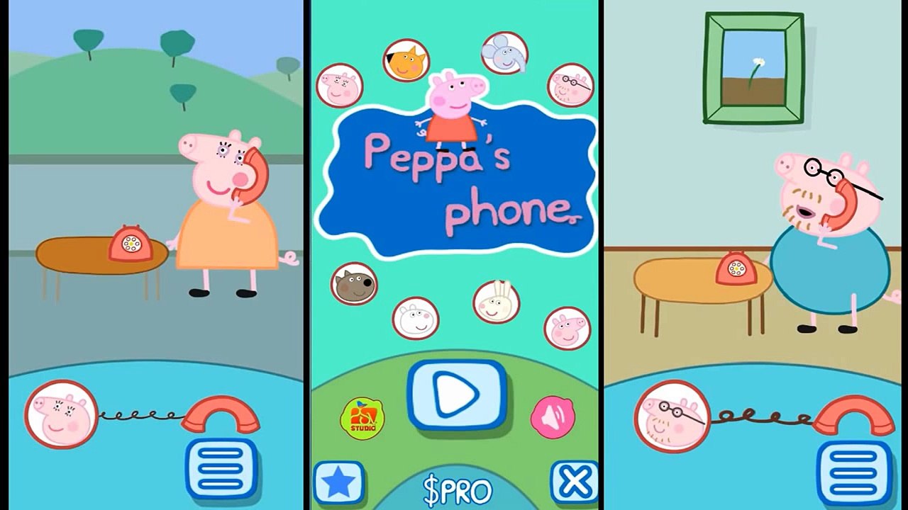 Peppa Pig Games   Свинка Пеппа Детский Телефон Лучшее приложение На Андройд