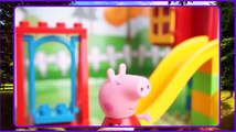 Peppa Pig e George Brincando Ônibus Pintinho Amarelinho Galinha Pintadinha Brinquedo