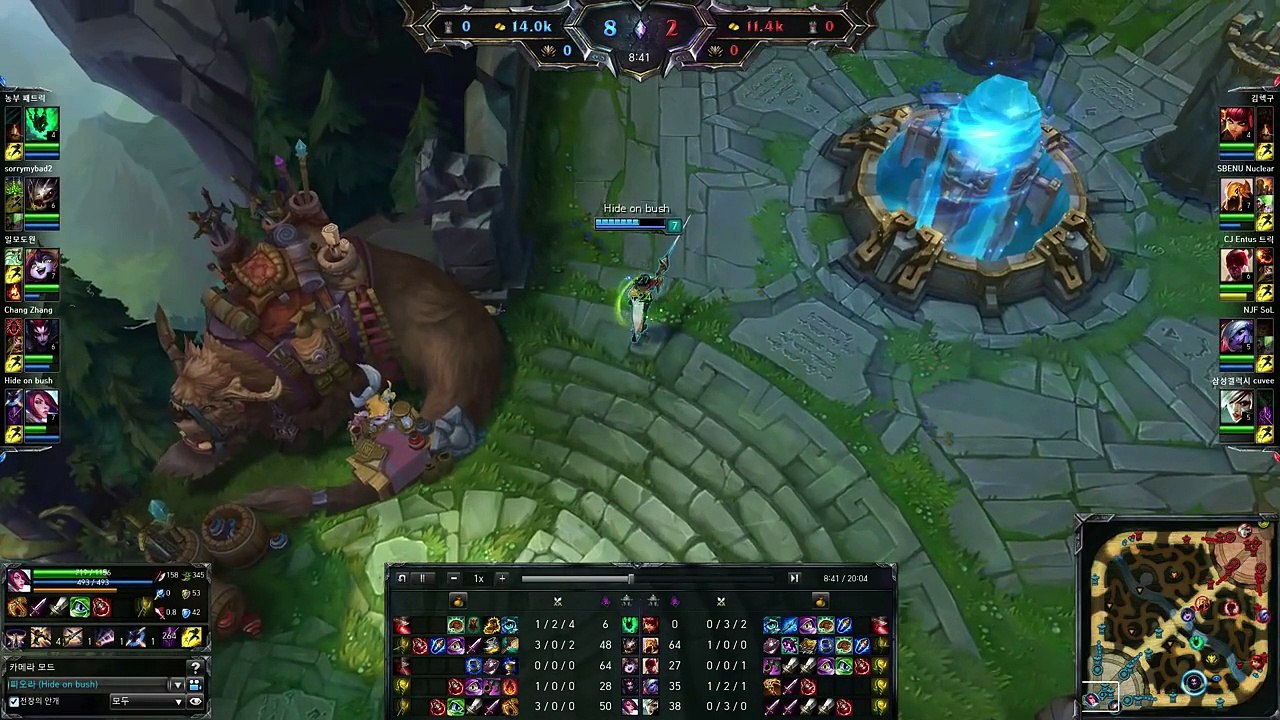 LOL : SKT T1 Faker Top Fiora vs Riven [Korea SoloQ]