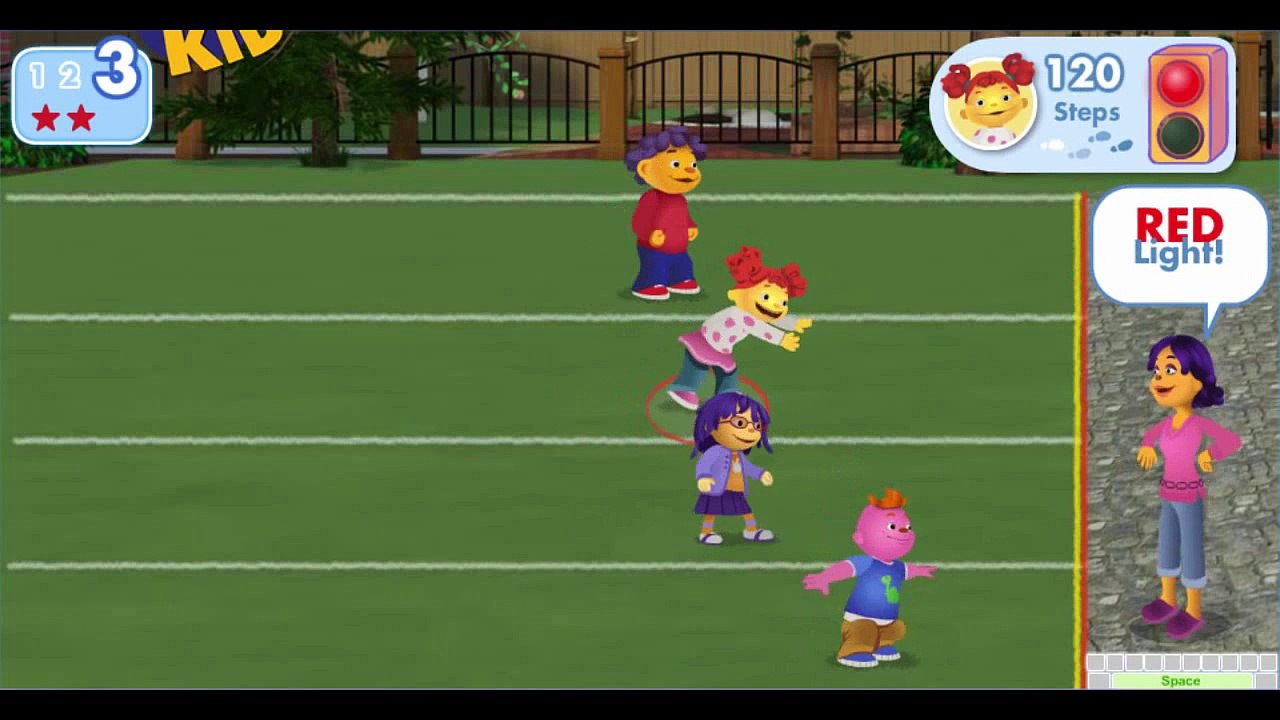 Sid The Science Kid Red Light Green Light Cartoon Animation PBS Kids Game Play Walkthrough