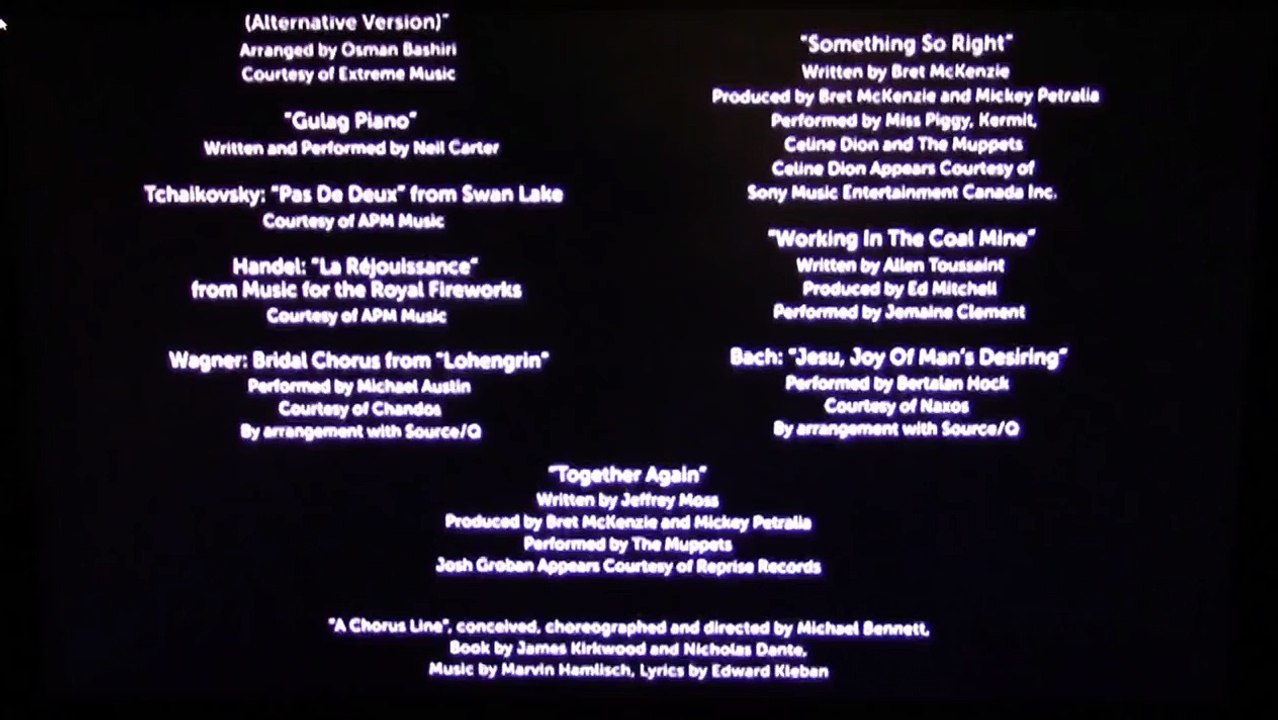 WALT DISNEY PICTURES MUPPETS MOST WANTED 2014 CLOSING