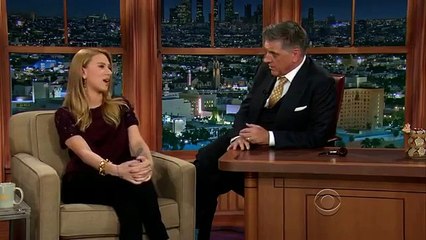 Scarlett Johansson Late Late Show 2014